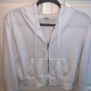 Brandy Melville (John Galt) - Cropped Zip Hoodie